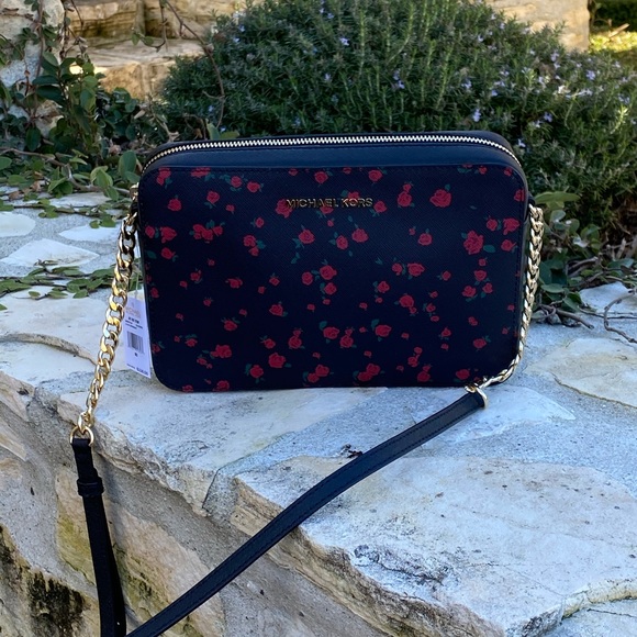 NWT Michael Kors floral roses crossbody&wallet - Picture 3 of 8